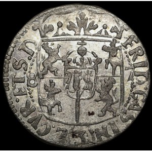 Courland, Frederick Casimir Kettler, Półtorak 1687, Mitava—rare and very nice