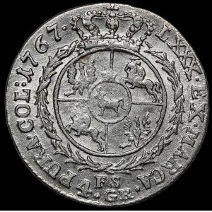 Stanisław August Poniatowski, Złotówka 1767 FS, Varsovie