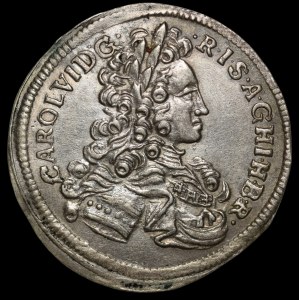 Silésie - La Silésie sous la domination des Habsbourg, Charles VI, 3 kreuzer, 1724, Wrocław - rare