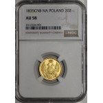 Poland, Russian Partition, 3 rubles = 20 zlotych, 1835 SPB/PD, St. Petersburg