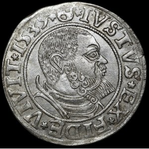 Prusy Książęce, Albrecht Hohenzollern, Grosz 1539, Królewiec - piękny