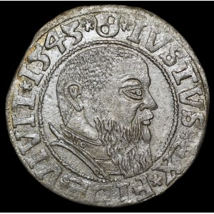 Prusy Książęce, Albrecht Hohenzollern, Grosz 1543, Królewiec