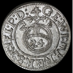 Prusy Książęce, Jerzy Wilhelm, Półtorak 1622, Królewiec - ciekawostka - piękny