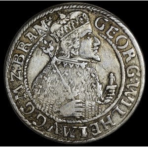 Prusy Książęce, Jerzy Wilhelm, Ort 1624, Królewiec - BRAN