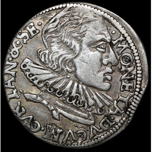 Courland, Wilhelm Kettler, Trojak 1599, Mitava—abbreviated date at the bottom