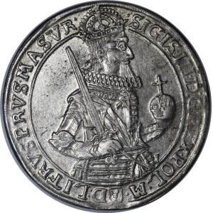 Zygmunt III. Vasa, talar z roku 1630 II, Bydhošť – úzká postava, bez mašle – vzácný a krásný
