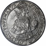 Zygmunt III Waza, Talar 1630 II, Bydgoszcz - wąska postać, bez kokardy - rzadki i piękny
