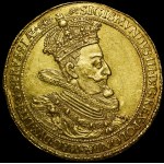 Zygmunt III Waza, Donatywa wagi 8 dukatów 1614, Gdańsk - ilustrowana - rzadkość