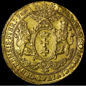 Zygmunt III Waza, Donatywa wagi 8 dukatów 1614, Gdańsk - ilustrowana - rzadkość