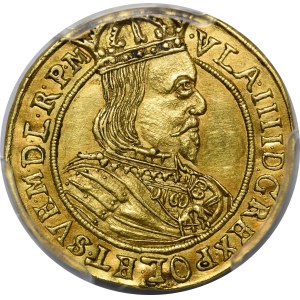 Władysław IV Vasa, 1634 II Ducat, Toruń—rare