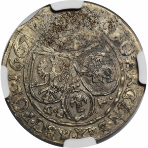 Jan II Kazimierz, Szóstak 1662 GBA, Lwów