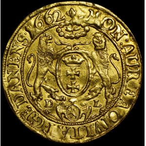 Jan II Kazimierz, Dukat 1662 DL, Gdańsk
