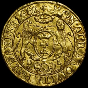 Jan II Kazimierz, Dukat 1662 DL, Gdańsk