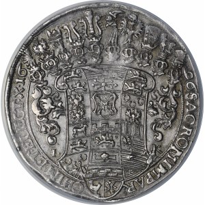 August II the Strong as Frederick Augustus, 1696 IK thaler, Dresden