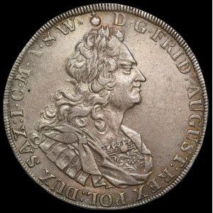 August II the Strong, 1723 Thaler, IGS, Dresden - rare