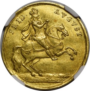 August II Mocny, Dukat wikariacki 1711, Lipsk