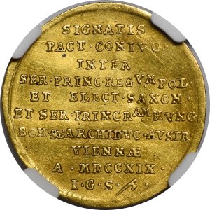 August II Mocny, Dukat zaślubinowy 1719 IGS, Drezno - rzadki