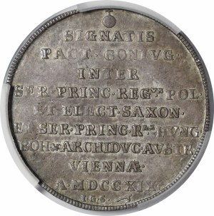August II Mocny, Talar zaślubinowy 1719 IGS, Drezno - rzadki i b. ładny