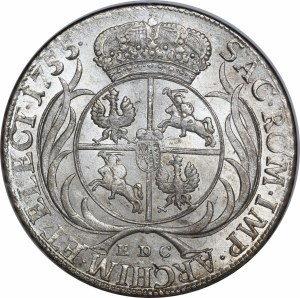 August III Sas, Talar 1756 EDC, Lipsk - rzadki i piękny