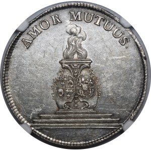 August III of Saxony, 2/3 thaler (gulden), 1747, Dresden