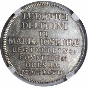 August III of Saxony, 2/3 thaler (gulden), 1747, Dresden