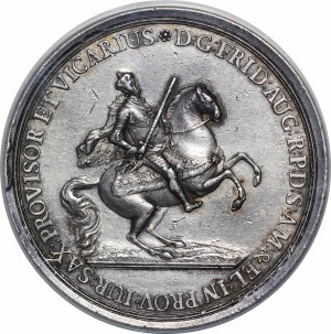 August III Sas, Dwutalar wikariacki 1745, Drezno - rzadki