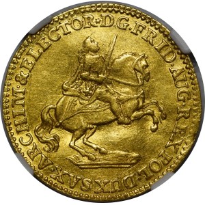 August III Sas, Dukat wikariacki 1742, Drezno