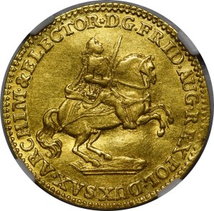 August III Sas, Dukat wikariacki 1742, Drezno