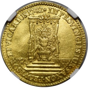 August III Sas, Dukat wikariacki 1742, Drezno