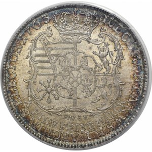 Fryderyk Krystian, Thaler 1763 FWóF, Dresden—catalog number St—beautiful