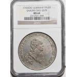 Franz Xaver, Taler 1765EDC NGC MS64