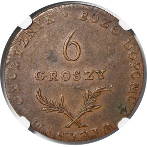 The Siege of Zamość, 6 groszy, 1813—rare and beautiful