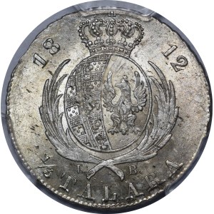 Herzogtum Warschau, 1/3 Taler 1812 IB, Warschau – wunderschön
