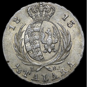 Duchy of Warsaw, 1/3 thaler, 1813 IB, Warsaw