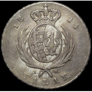 Księstwo Warszawskie Talar 1814 IB, Warszawa