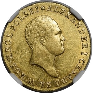 Kongresskönigreich, Alexander I., 50 Złoty 1817 IB, Warschau – selten