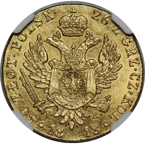 Kongresskönigreich, Alexander I., 50 Złoty 1818 IB, Warschau