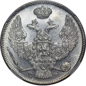 Polen, Russische Teilung, 30 Kopeken = 2 Złoty, 1837 MW, Warschau