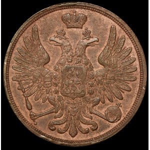Poland, Russian Partition, 3 kopecks, 1850 BM, Warsaw—beautiful and very rare