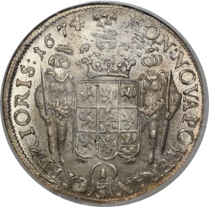 Pomořansko – Západní Pomořansko pod švédskou nadvládou, Karel XI., 1/3 talaru (1/2 guldenu), 1674 DS, Štětín