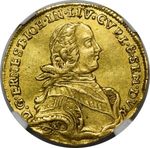 Kurlandia, Ernest Jan Biron, Dukat 1764 ICS, Mitawa - rzadkość
