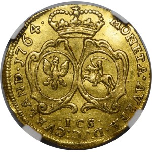Kurlandia, Ernest Jan Biron, Dukat 1764 ICS, Mitawa - rzadkość