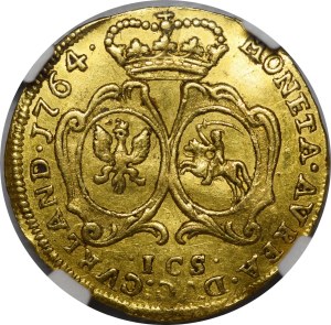 Kurlandia, Ernest Jan Biron, Dukat 1764 ICS, Mitawa - rzadkość