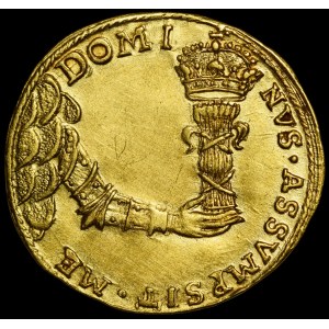 Johann II. Kasimir, Krönungsdukat von 1649, Krakau – eine Rarität