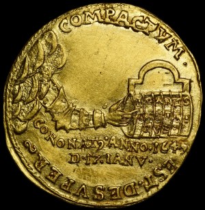 Jan II Kazimierz, Dukat koronacyjny 1649, Kraków - rzadkość