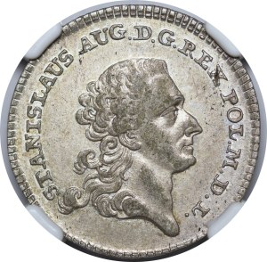 Stanisław August Poniatowski, Szóstak 1776 FS, Warszawa - próba - rzadkość