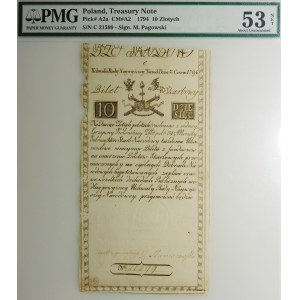 10 zlotych, 1794 – Series C – NICE