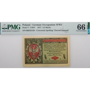 1/2 Polish mark, 1916 – General B
