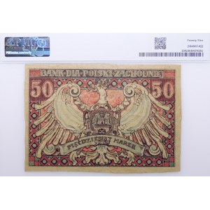 50 Mark 1919 BANK FÜR WESTPOLEN – ehemals Lucow – SELTEN
