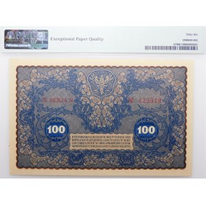 100 polnische Mark 1919 – SERIE N – WUNDERSCHÖN